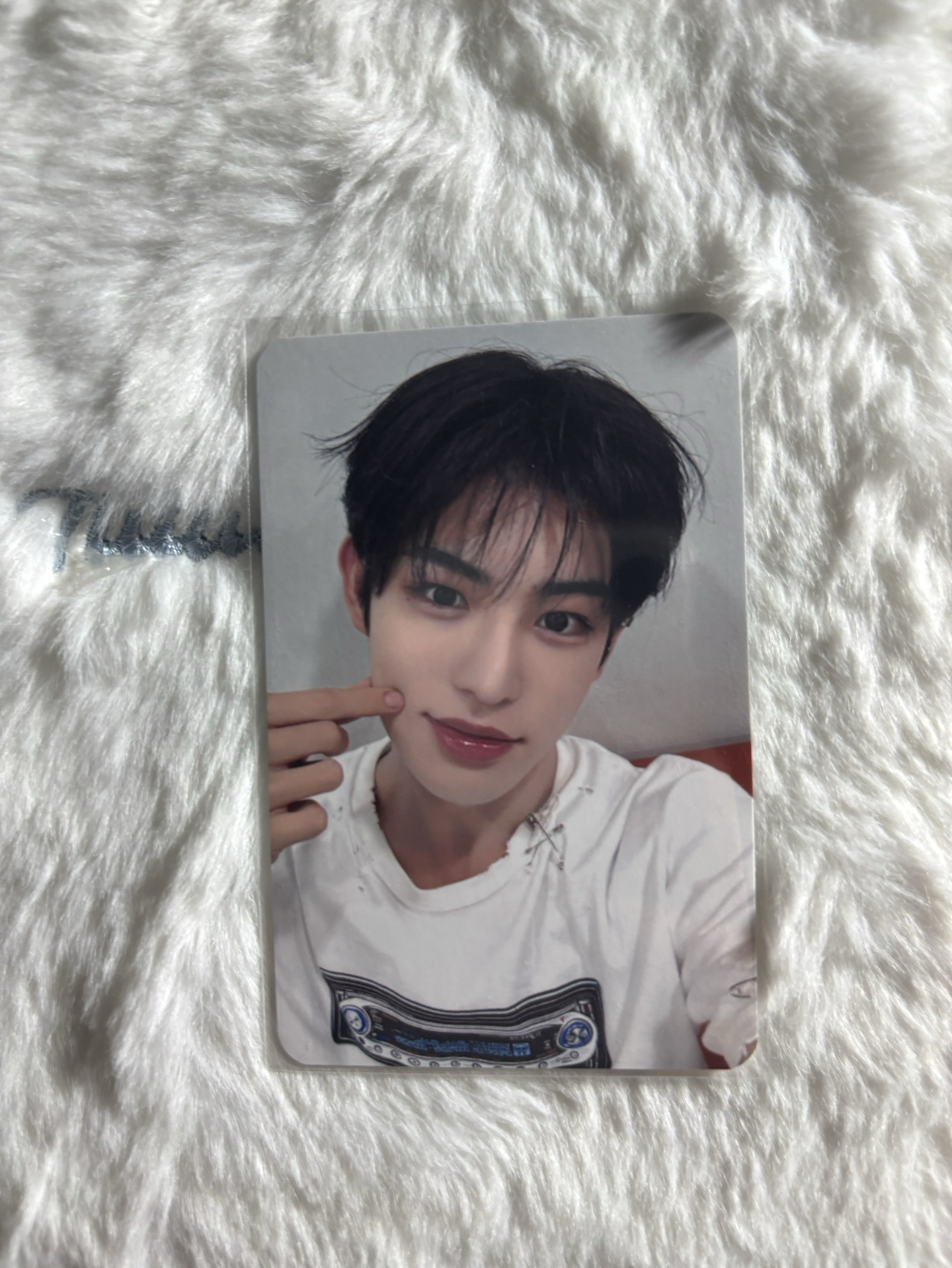 旻帝 韓文手寫卡背 迷三 ms 個簽2.0 簽售卡 Kickflip竟然是1位歌手 是夢嗎…？ver.