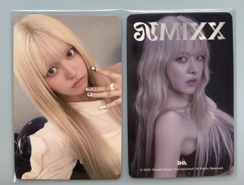 NMIXX 金髮莉 雙面卡