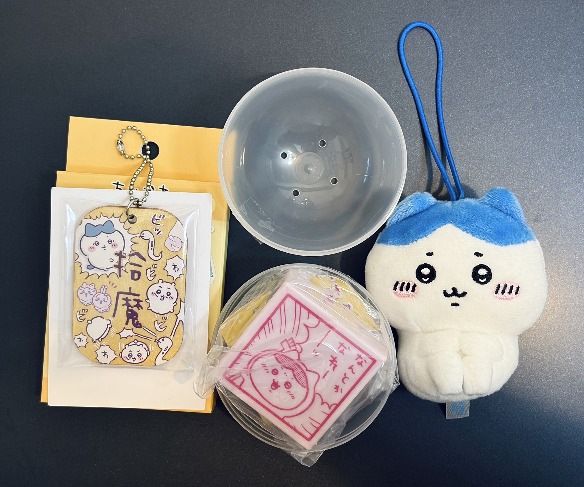 整圖售💙小八蹲姿扭蛋娃+扭蛋印章+討伐木牌吊飾