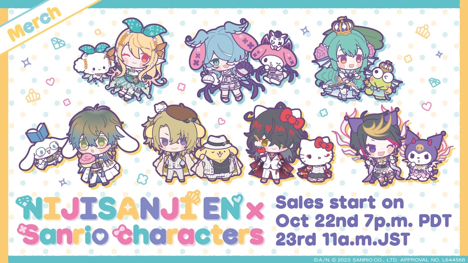 NIJISANJI EN x Sanrio Characters