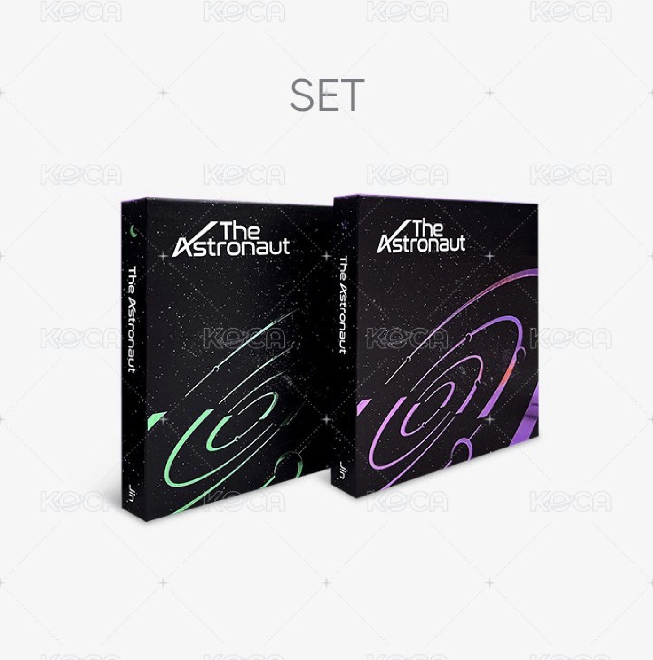 BTS Jin Astronaut 專輯紫版+綠版（空專）