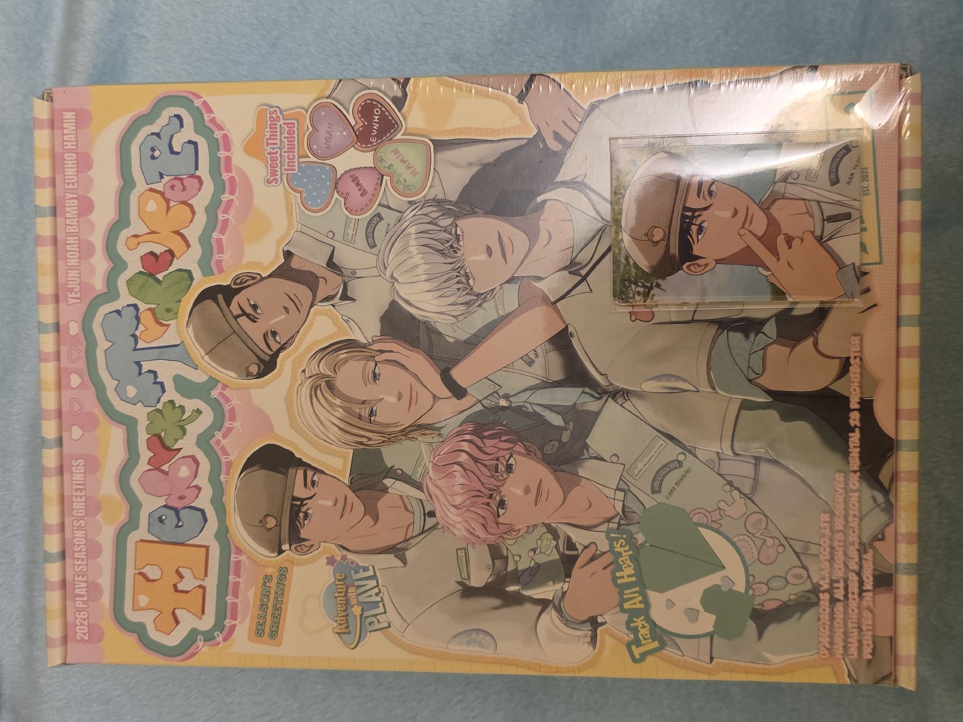 plave 2026年曆含特典卡