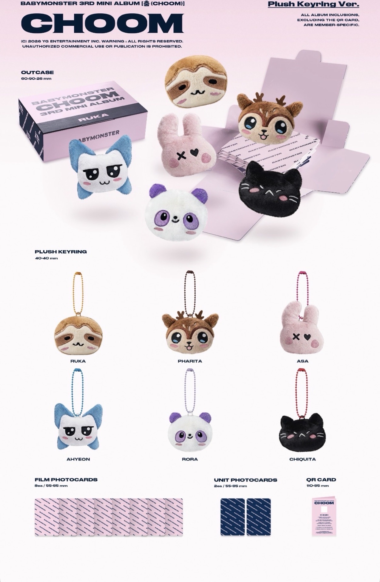 CHOOM娃專預購 可挑成員