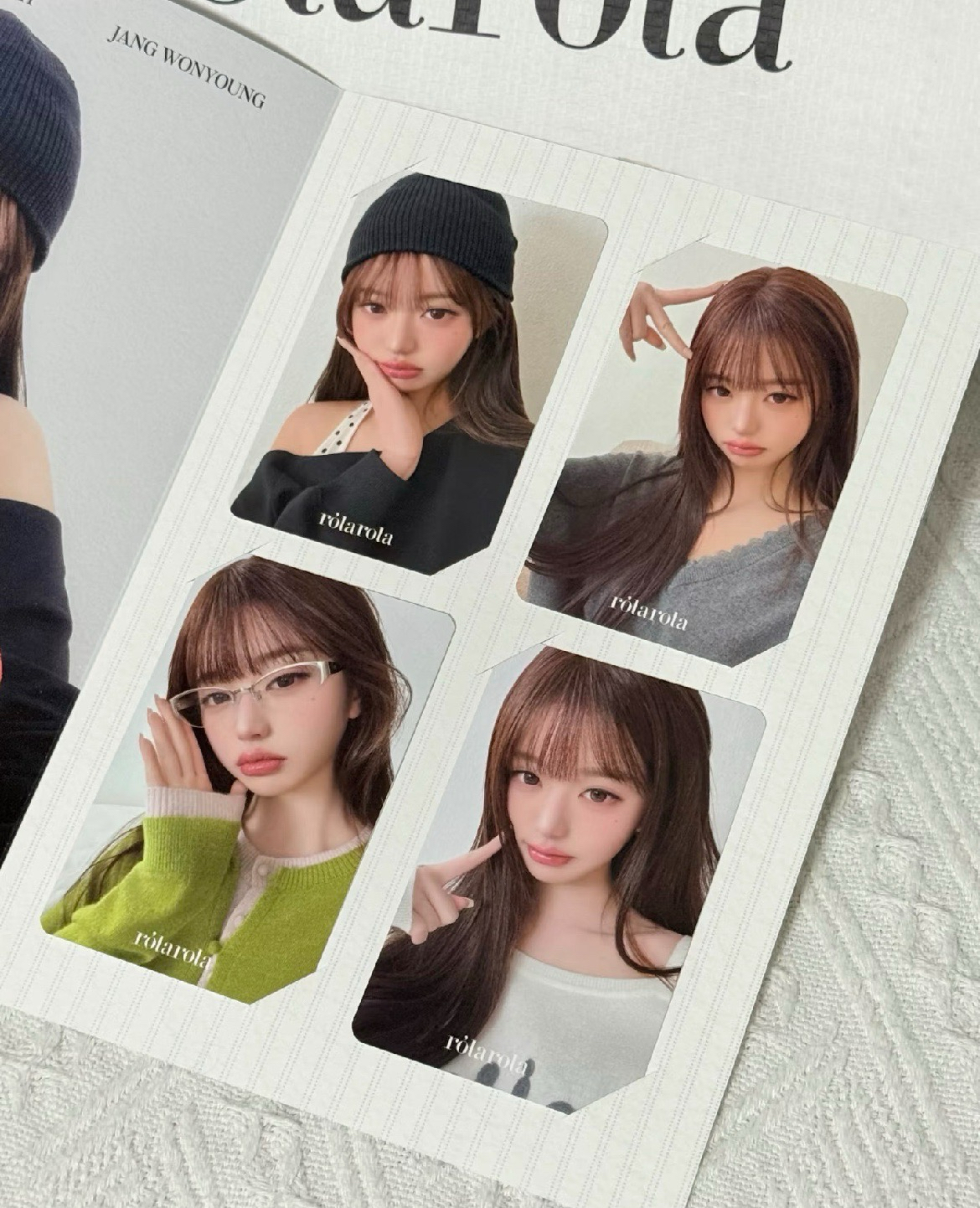 IVE 元瑛 rolarola代言卡