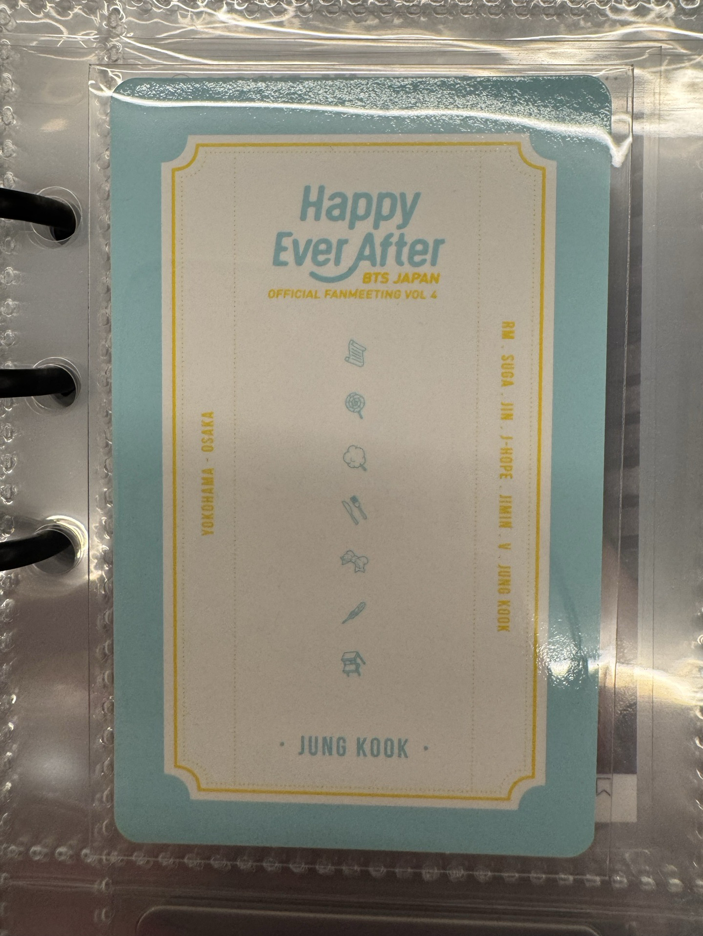 BTS 防彈少年團 田柾國 日本四期 小卡 日四國