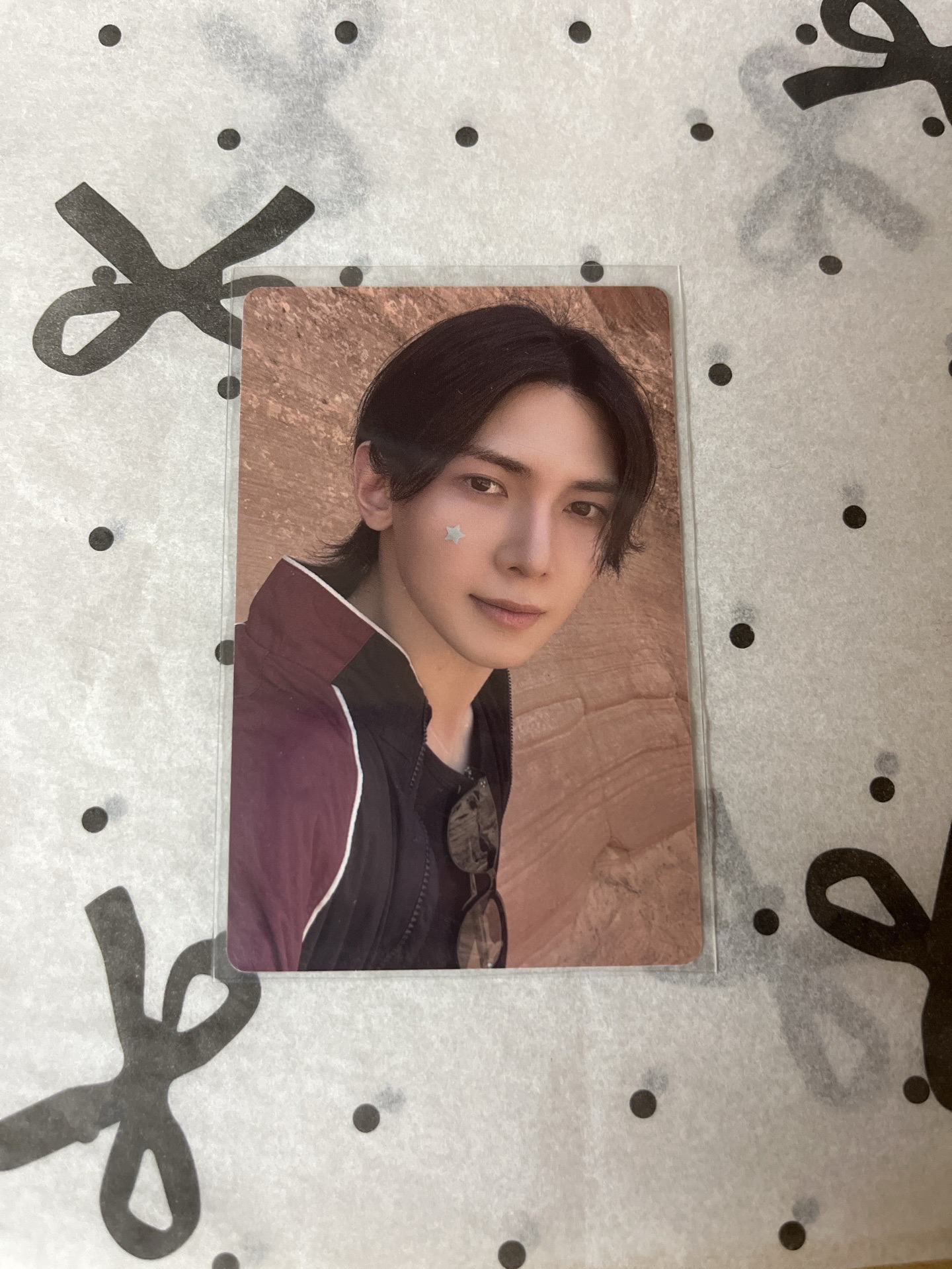 尚漂亮的臉上有星星