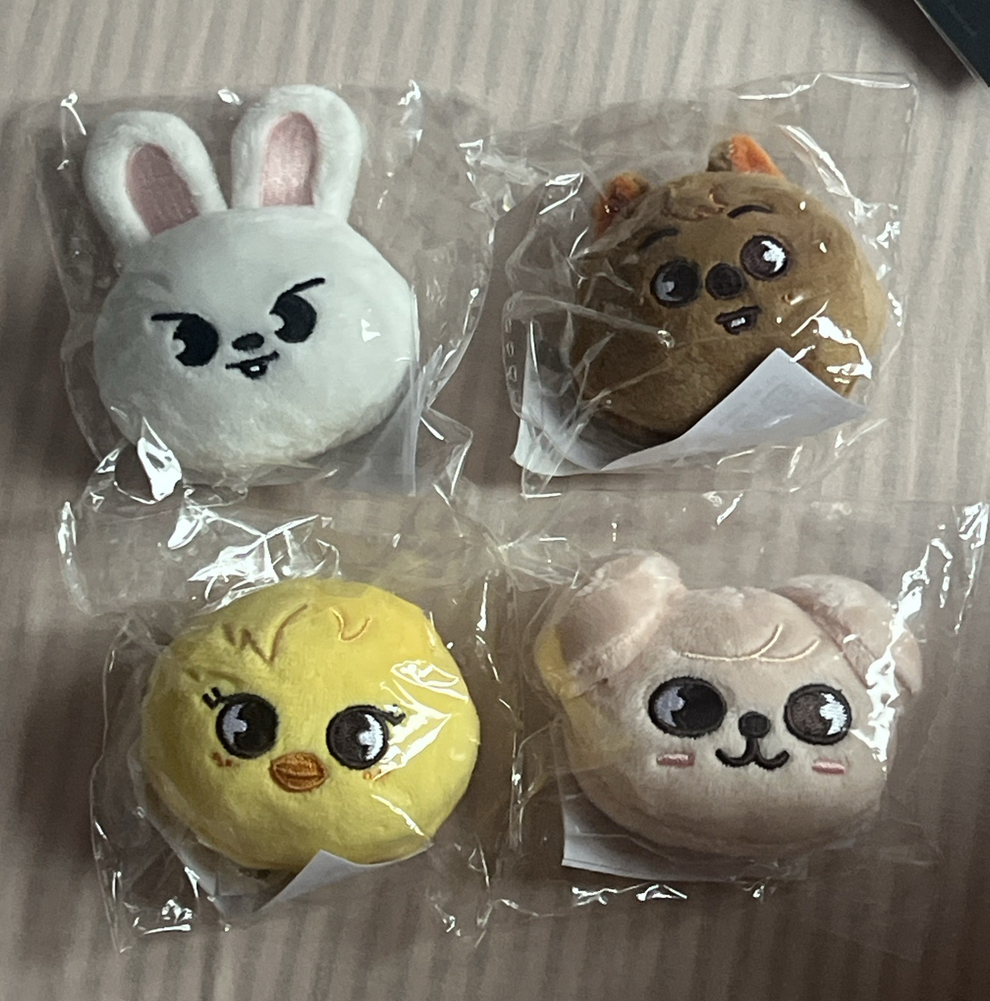 小動物大頭磁鐵四個不拆