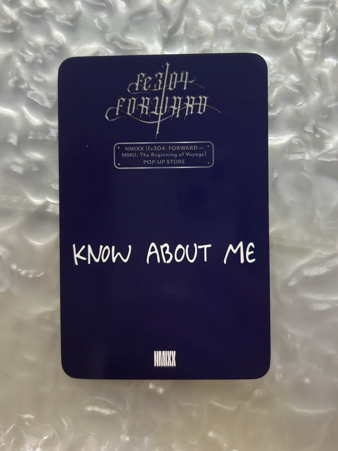 NMIXX 雪人圭 手寫卡背