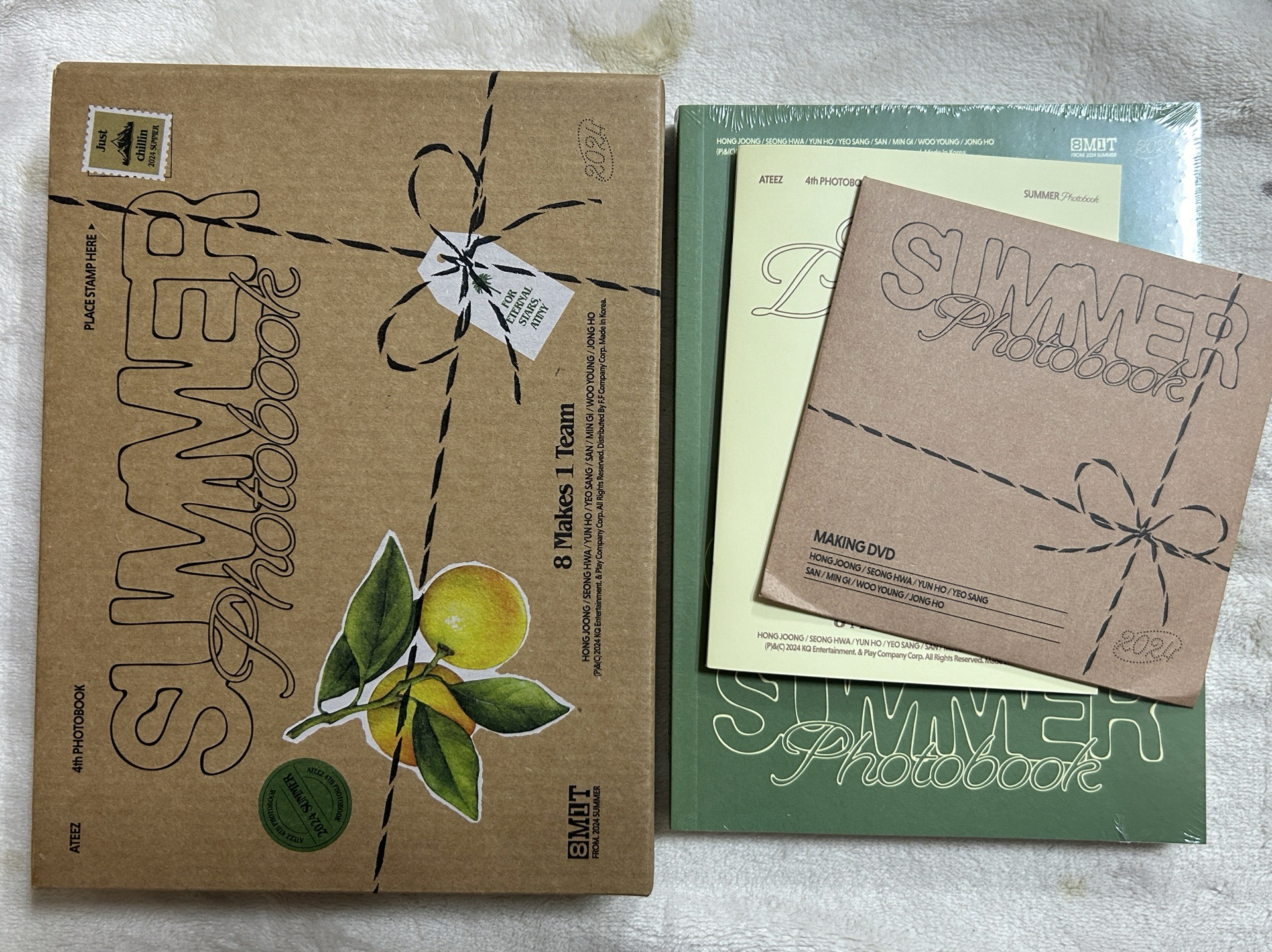 ATEEZ｜2024夏寫 寫真集 DVD版