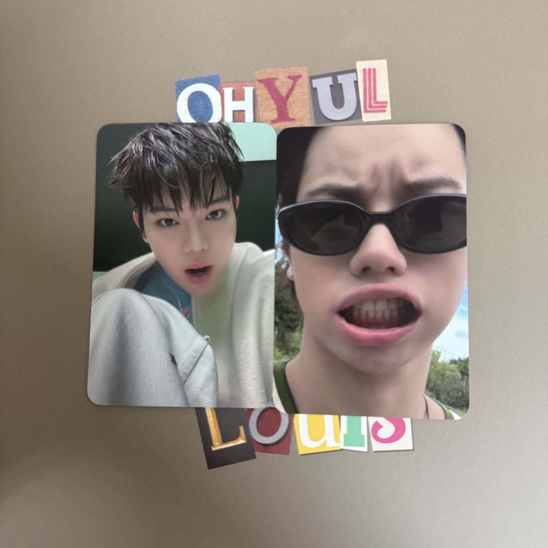 LNGSHOT 五律 貼紙書小卡 兩張一套