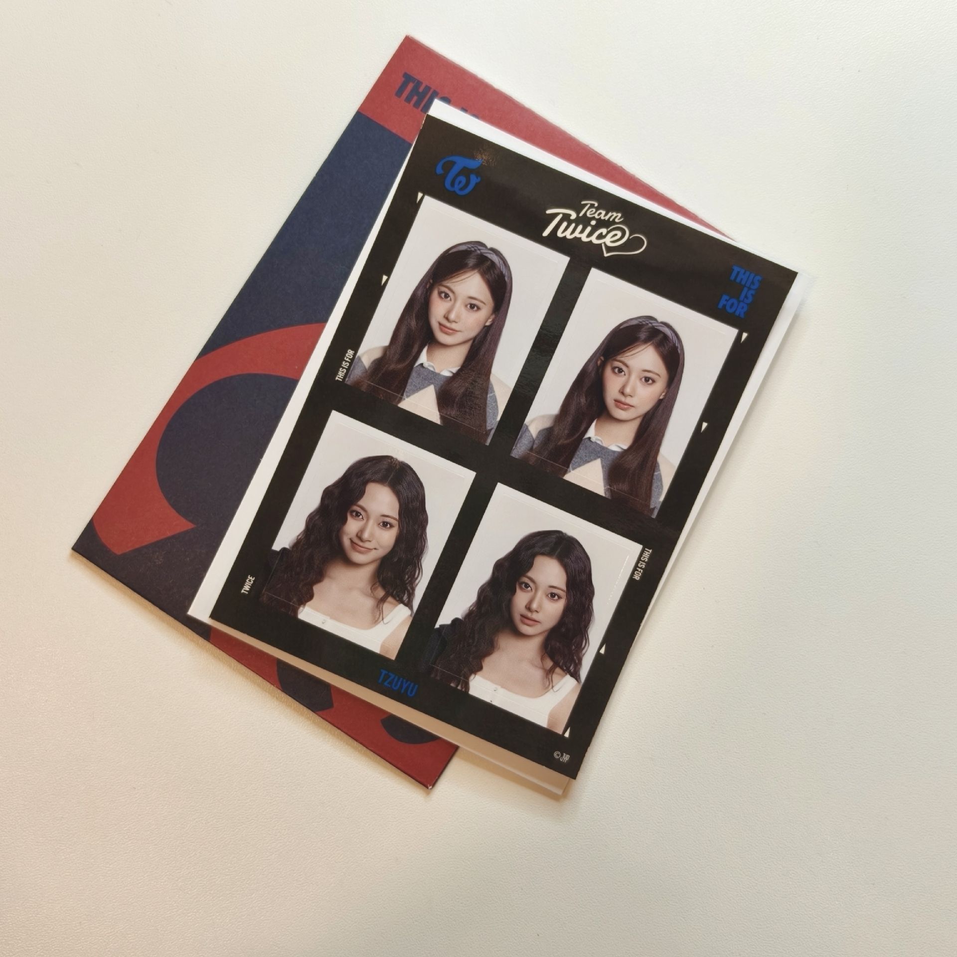 現貨 TWICE 新國立 子瑜💙 證件照貼紙