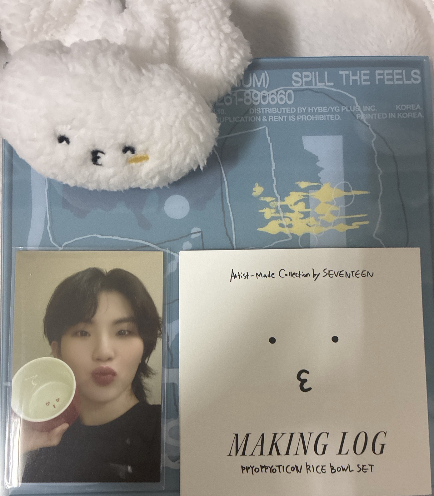 woozi餐具卡含歷程 綁一個空專跟髮飾