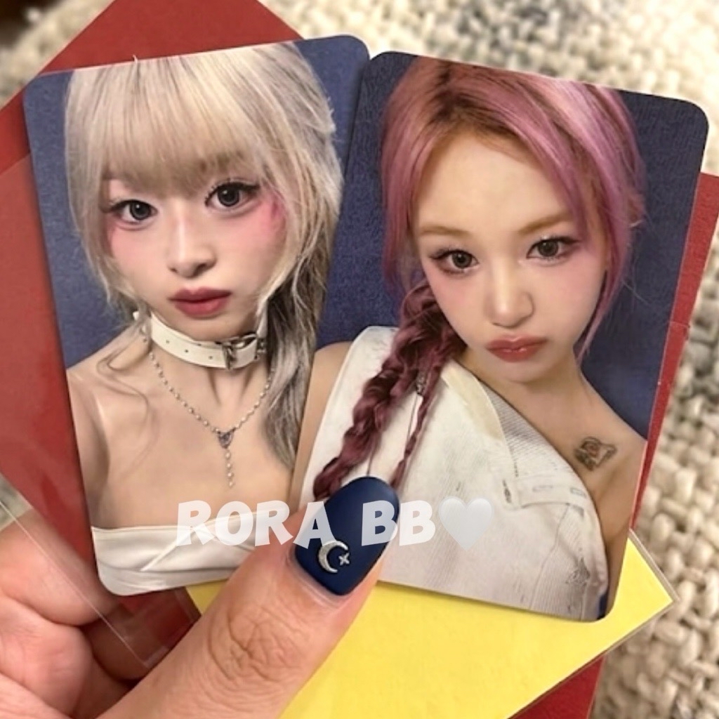 🩵 BABYMONSTER AHYEON PHARITA 仁寺洞線下留言任務卡 