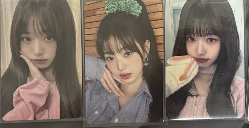 IVE 員特典小盤 草莓員 高馬尾員 釜山員