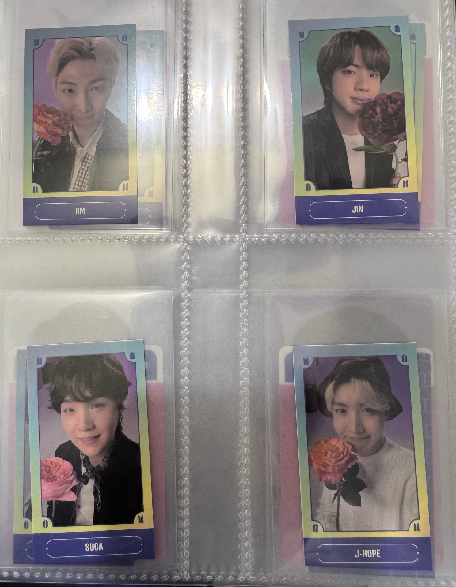 BTS 2021八週年日曆盒周邊卡