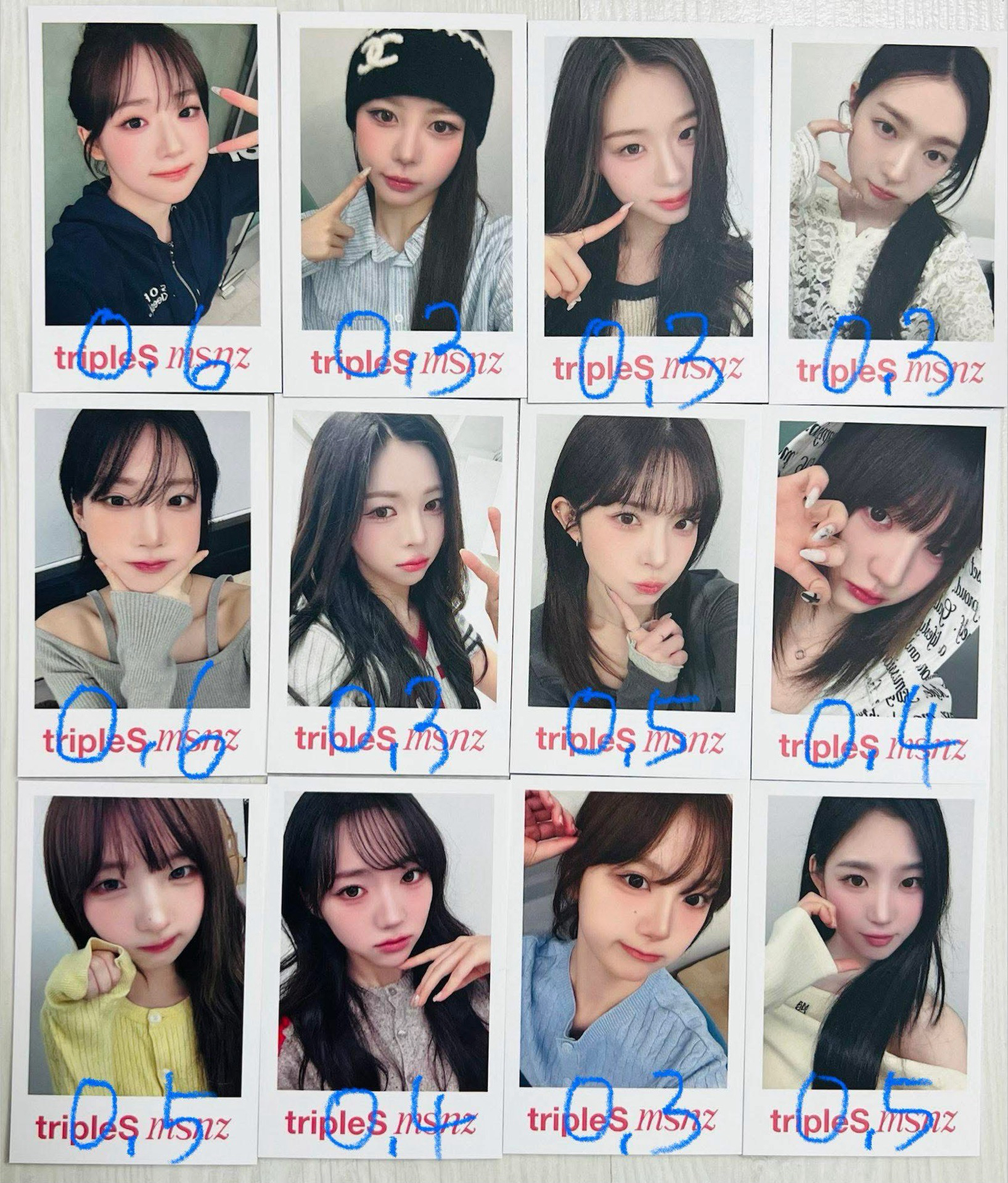 tripleS msnz EL260311 線上簽售特典 當日服裝ver