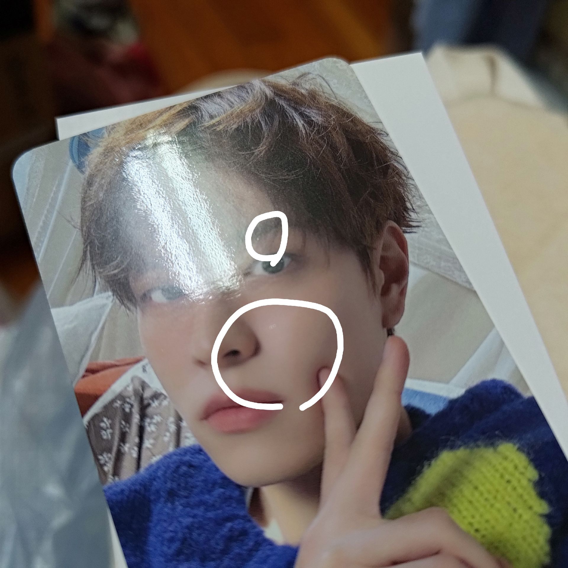 玟後背包卡（臉有小損）