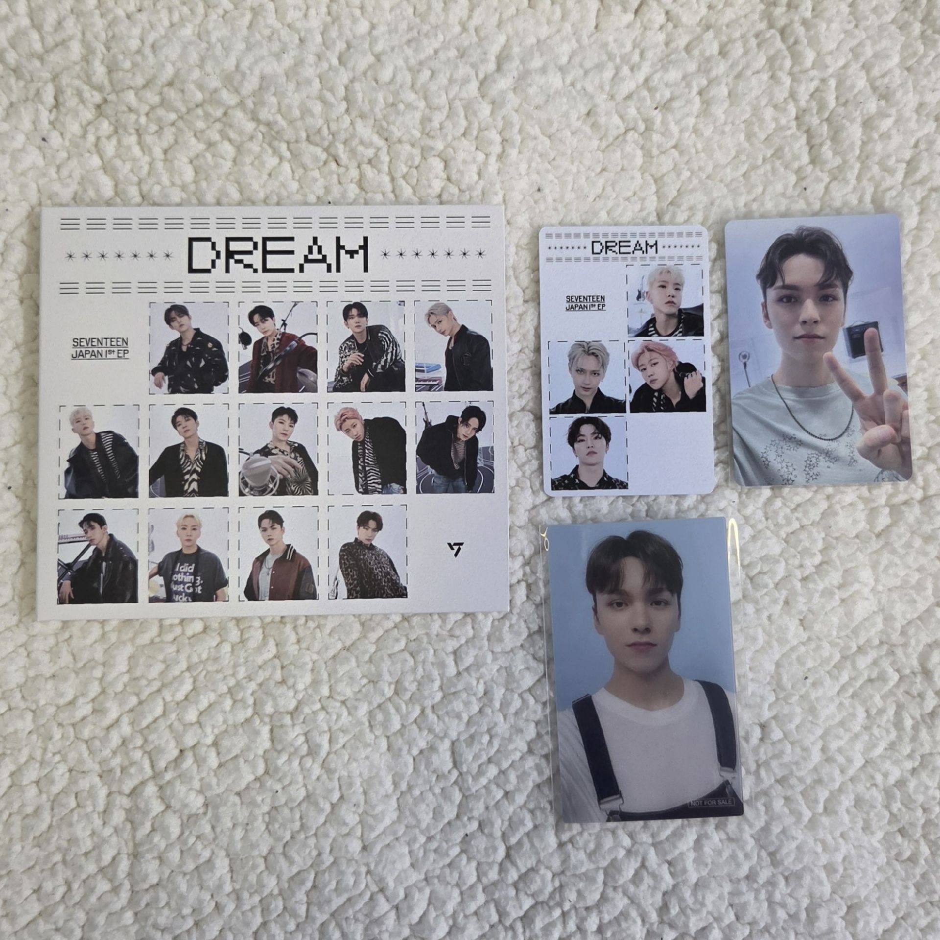 SVT 日專 DREAM D盤 率專卡+率特典+表演隊卡