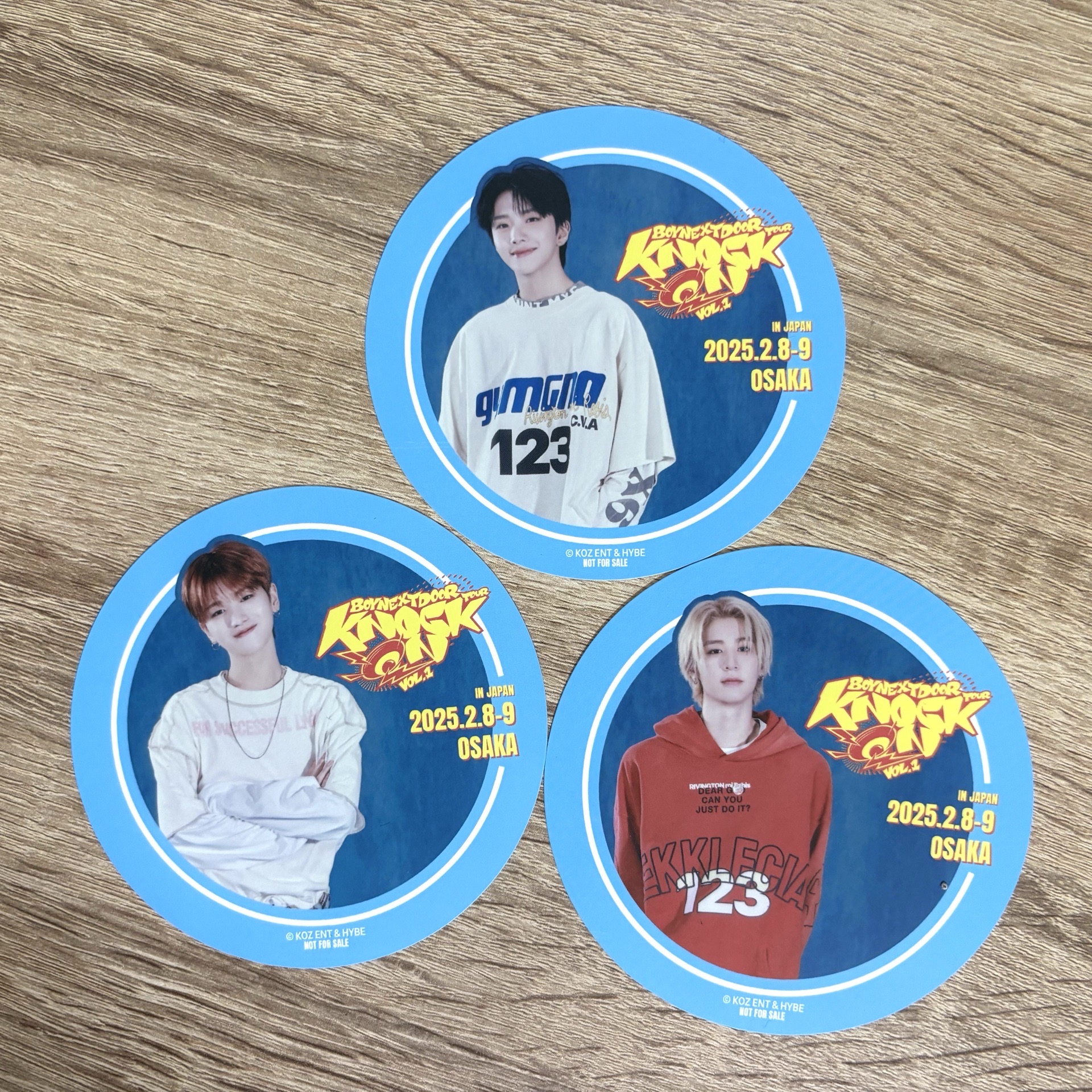 Knock On 巡迴 杯墊 大阪