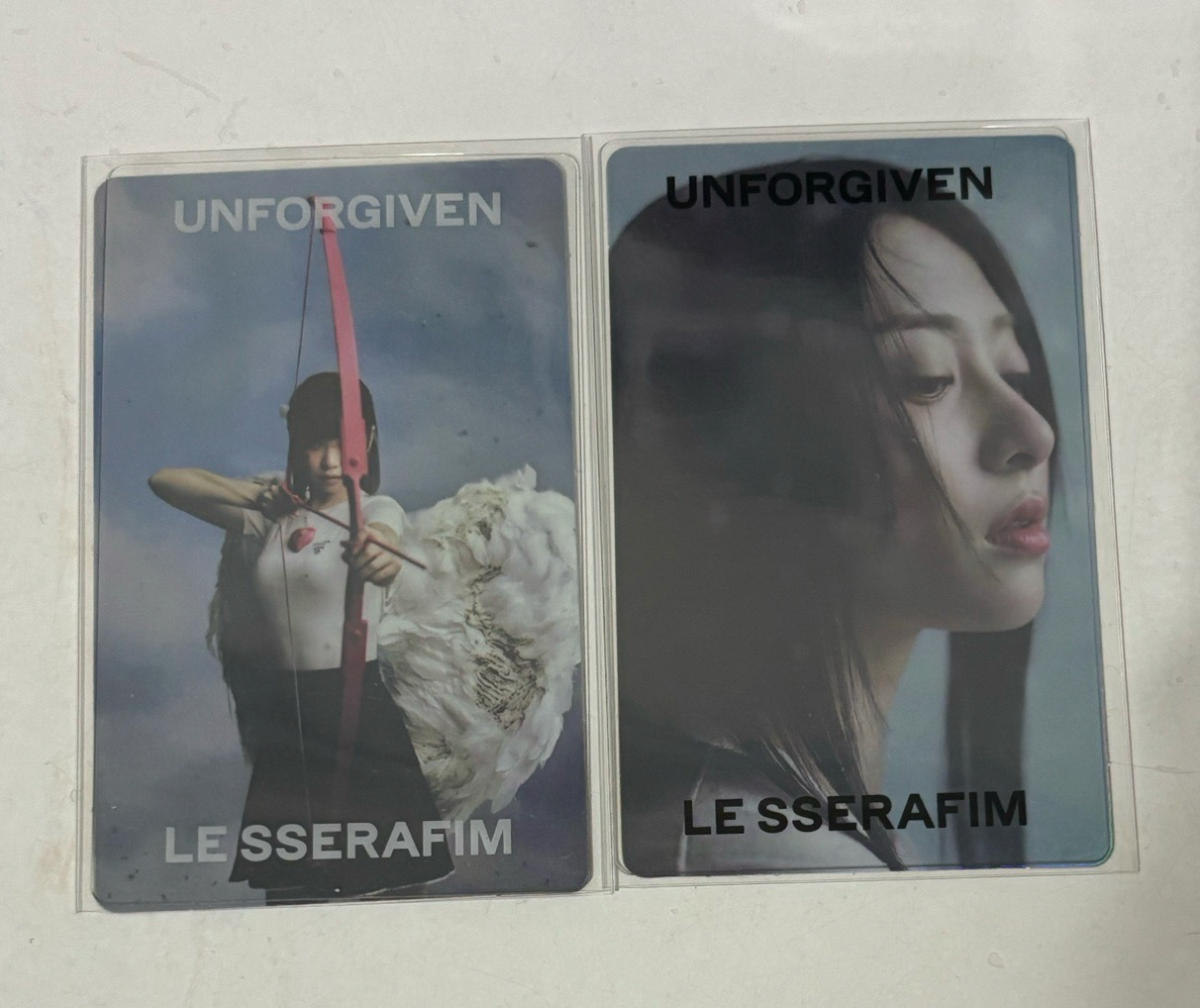 ⭐️UNFORGIVEN WVS 電子專預售 特典+透卡 HUH YUNJIN + KIM CHAEWON
