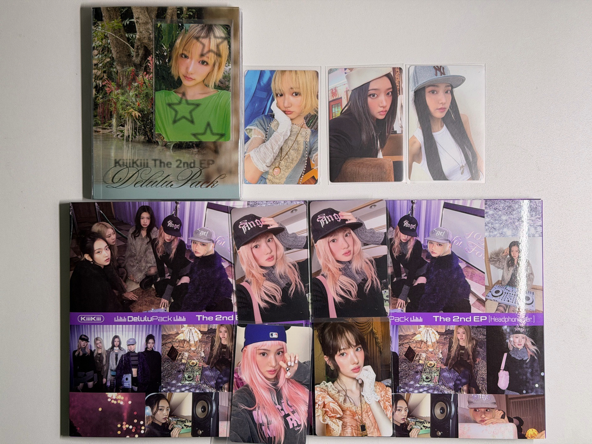 KiiiKiii Delulu Pack 2nd單曲 專輯 Sui 耳機版專卡 史萊姆版專卡 年曆版專卡