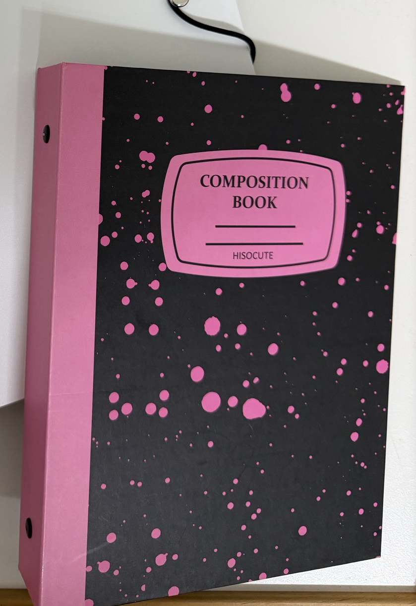 A5粉黑潑墨卡冊