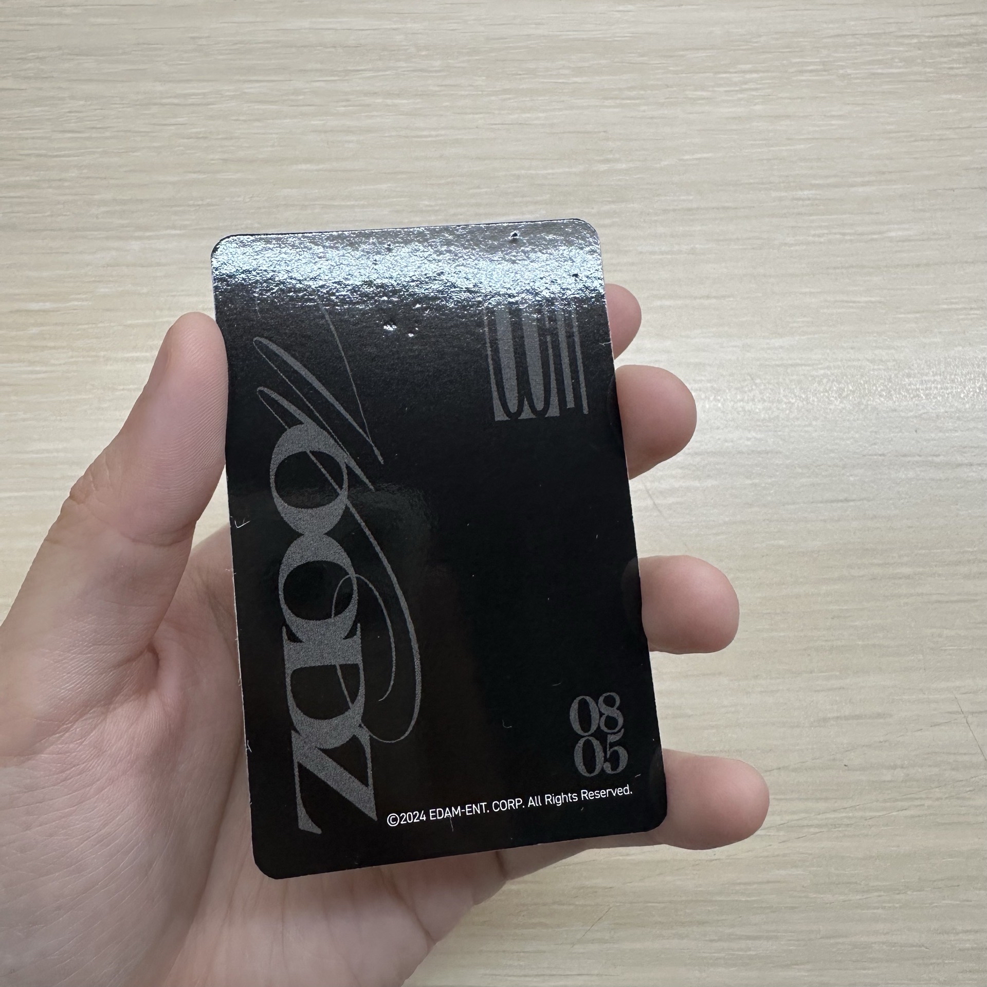 WOODZ OO-LI FINALE 毛毯小卡