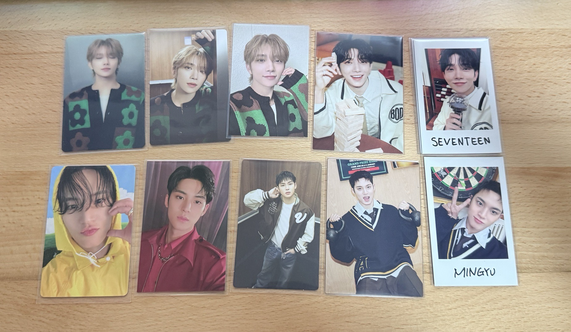 SEVENTEEN小卡類 Joshua Mingu Jun 