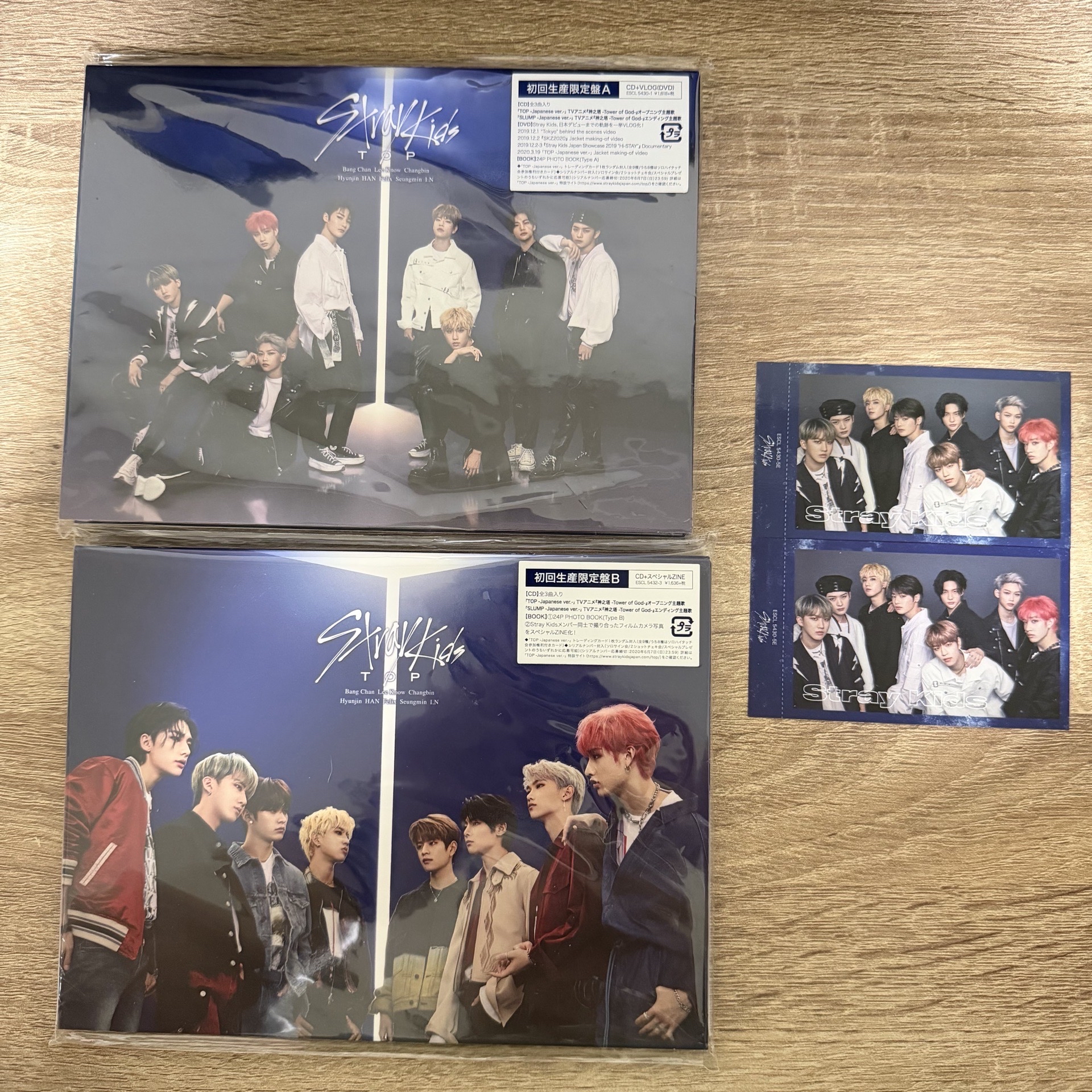 Stray kids 日本 Top 日專 初回A/初回B