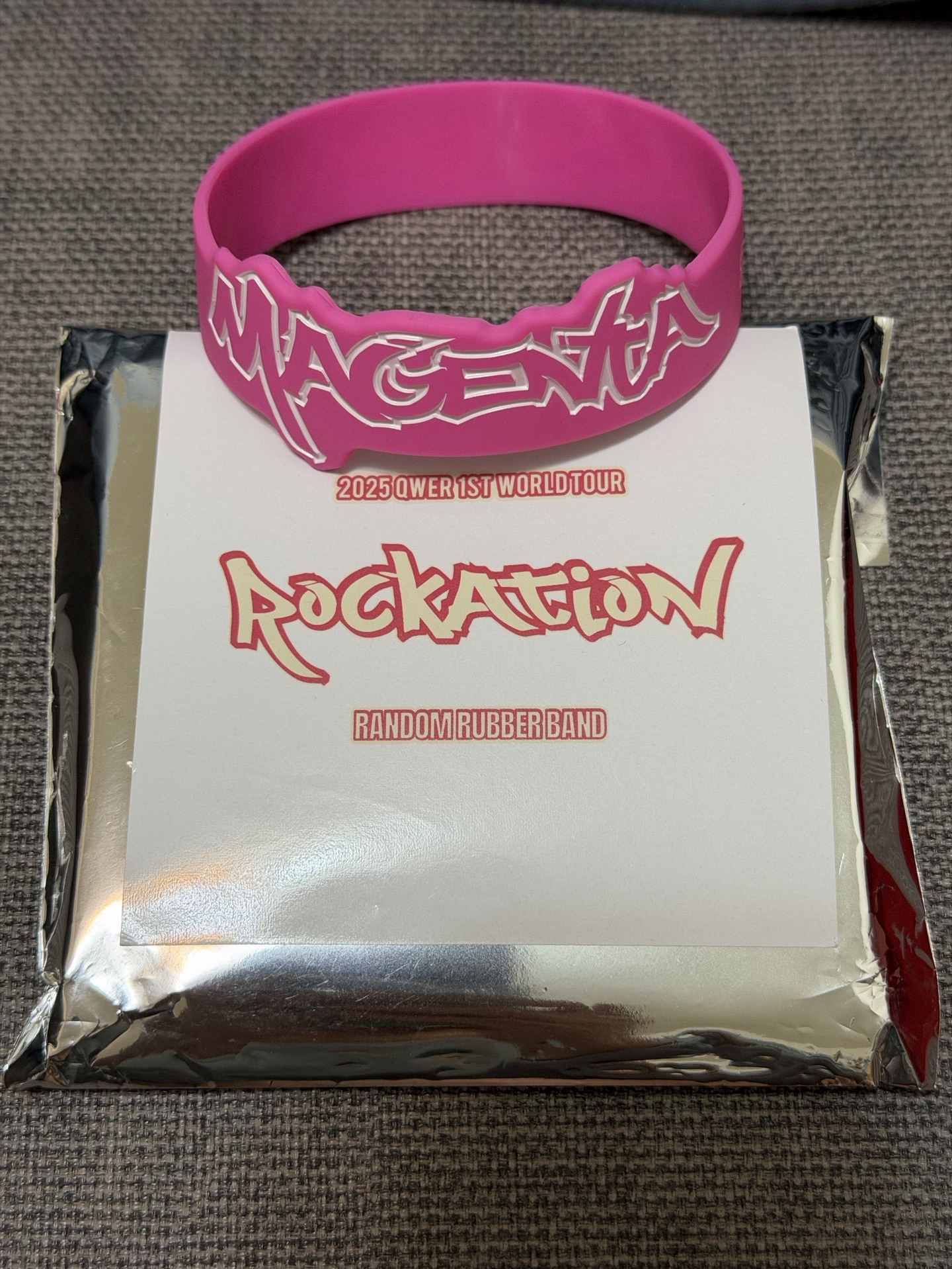 ［現貨］QWER韓安場周邊+日場W手環