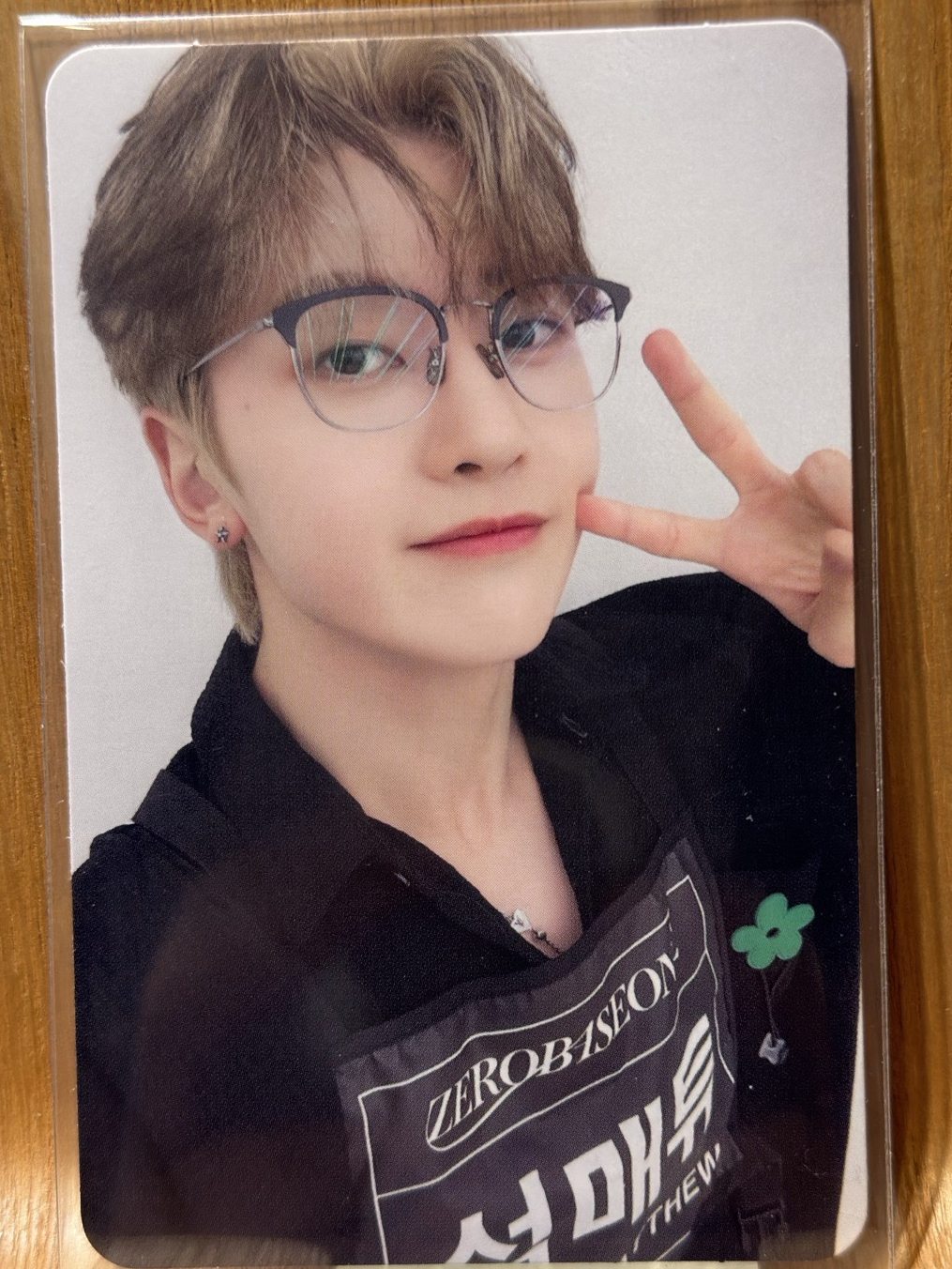 zerobaseone 馬修 迷二 姓名牌特典卡