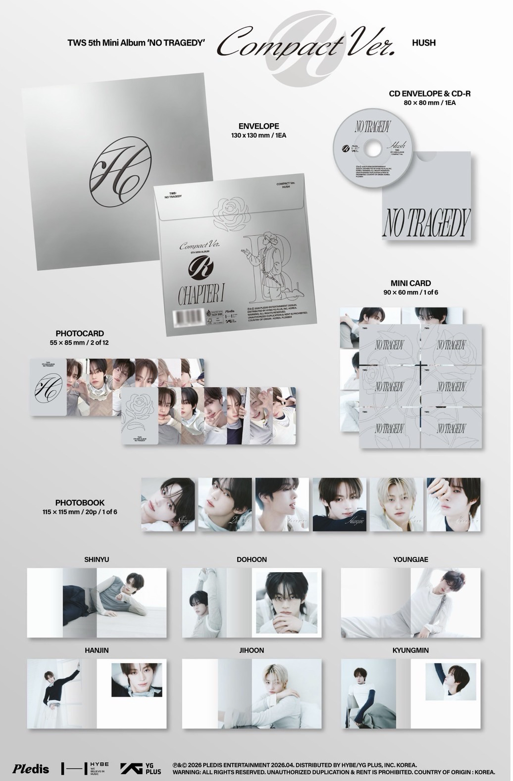 韓振單封 三版+三特典