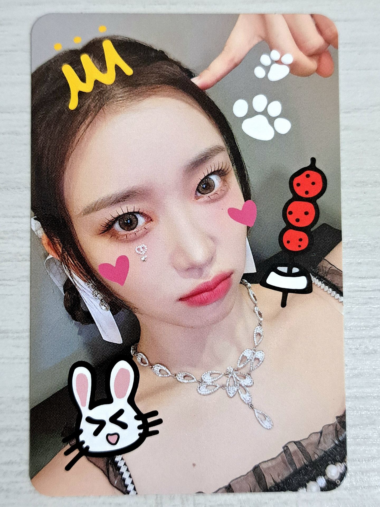 Bubble ms 簽售卡 塗鴉珉 SWITH 要只想著秀珉哦