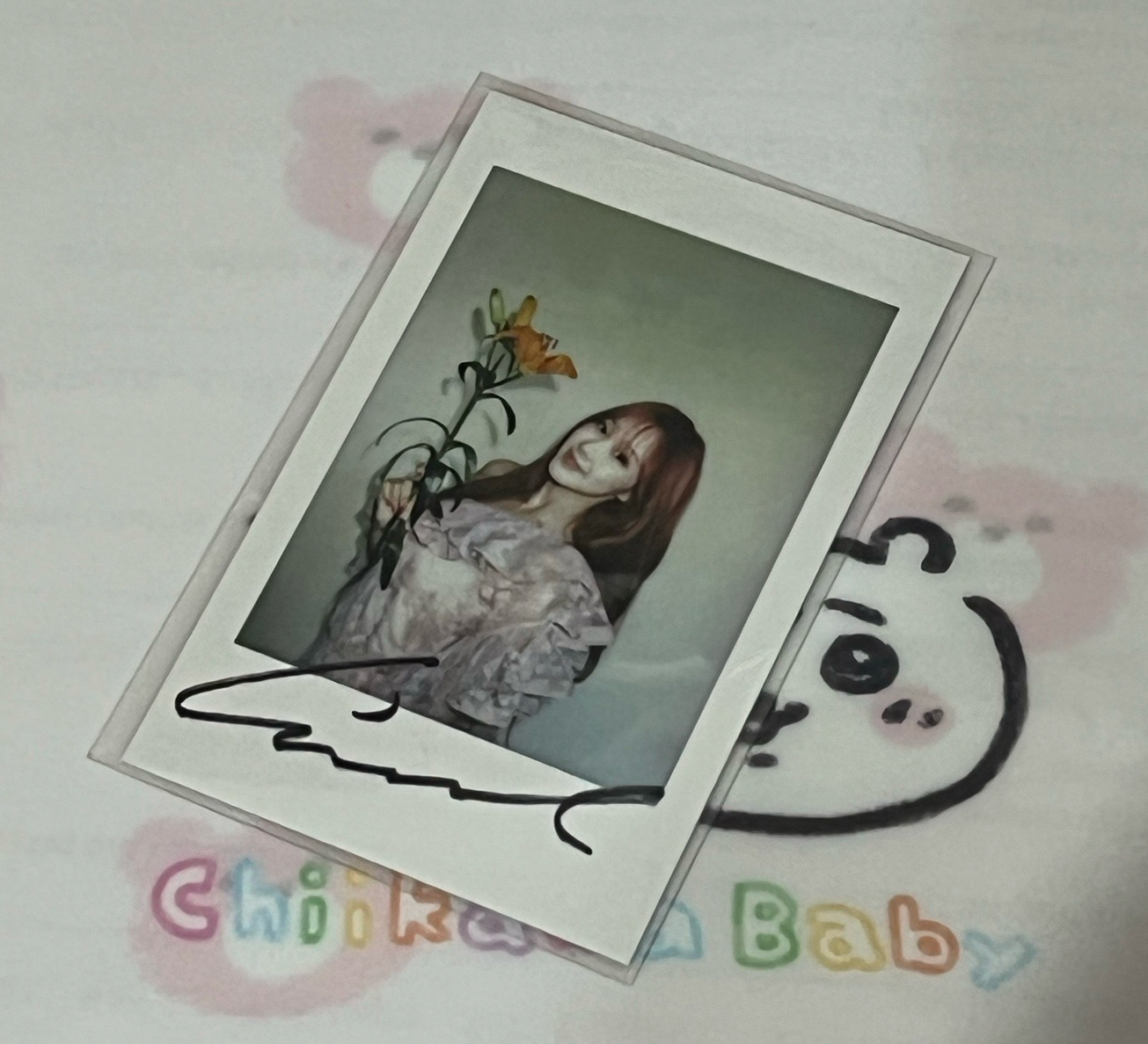 aespa GISELLE 中文卡背拍立得