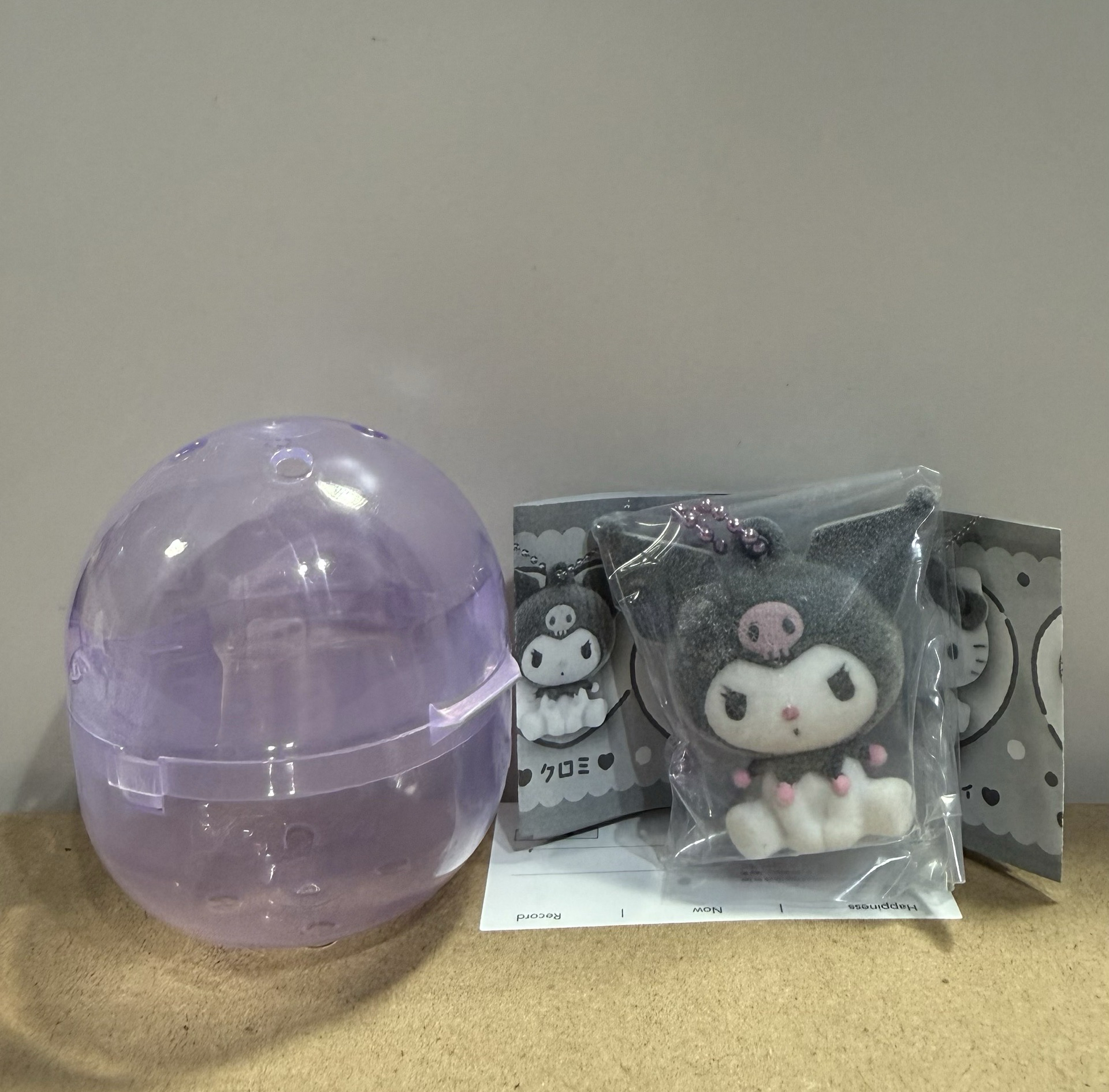 扭蛋）三麗鷗 植絨吊飾 酷洛米