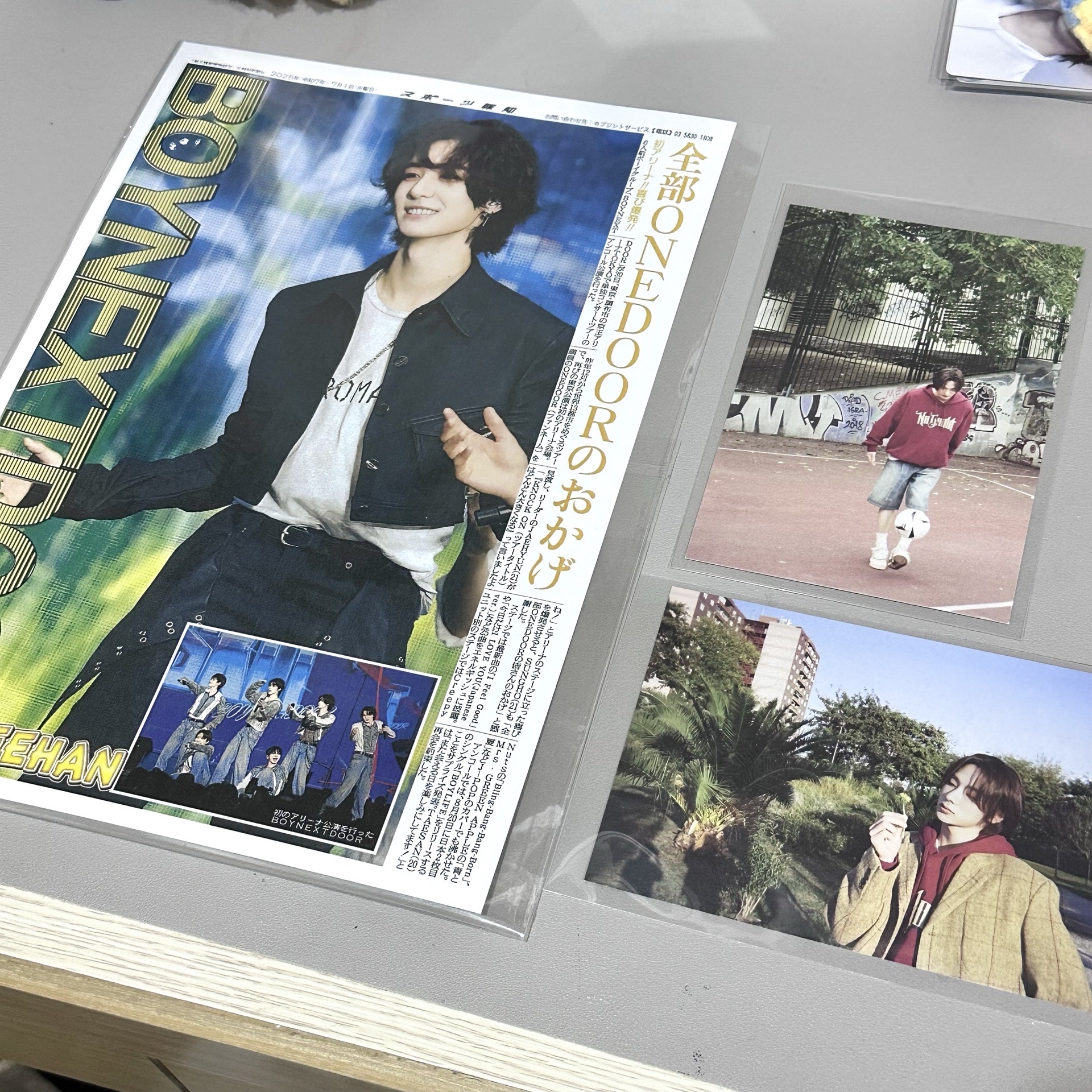 金桐儇日安海報+朴成淏馬德里明信片