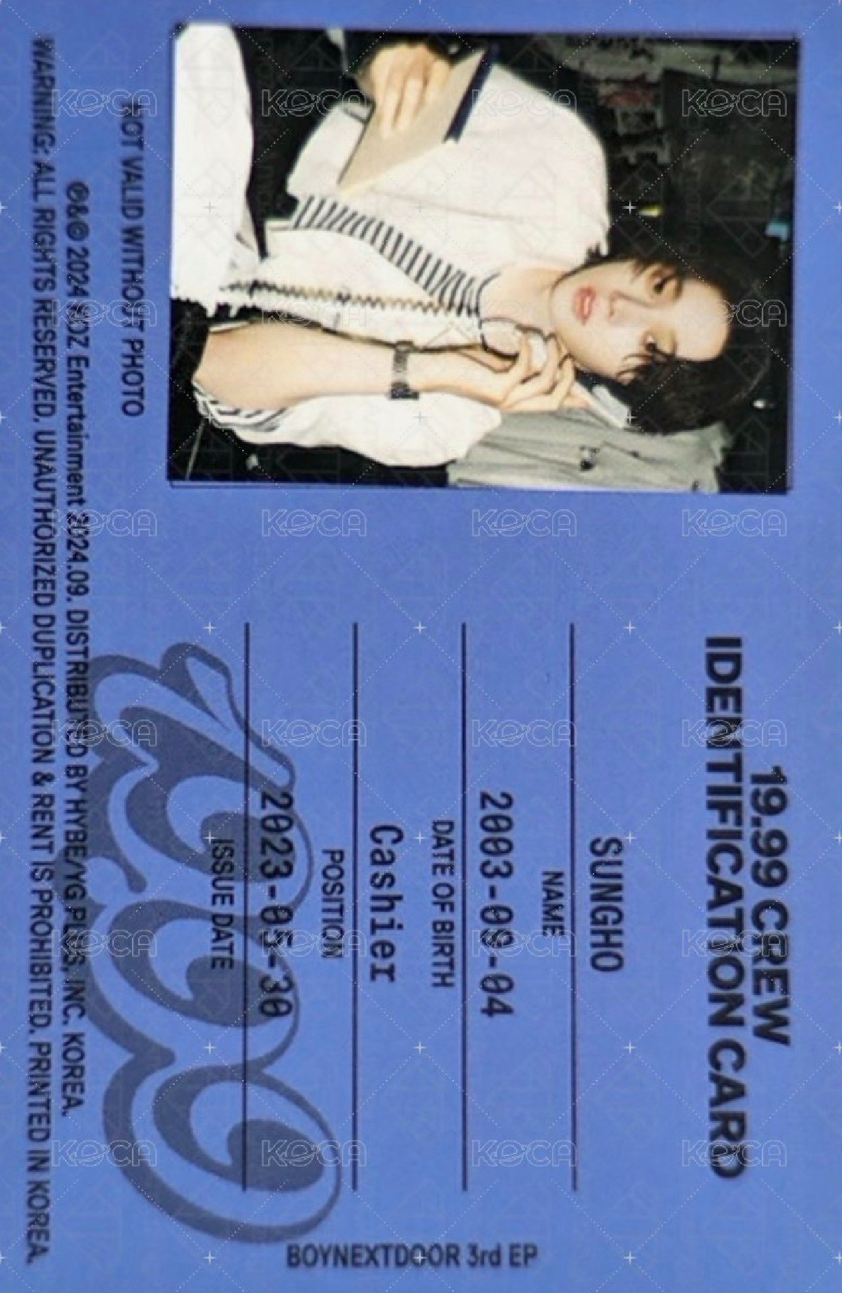 19.99 專輯卡 ID卡1