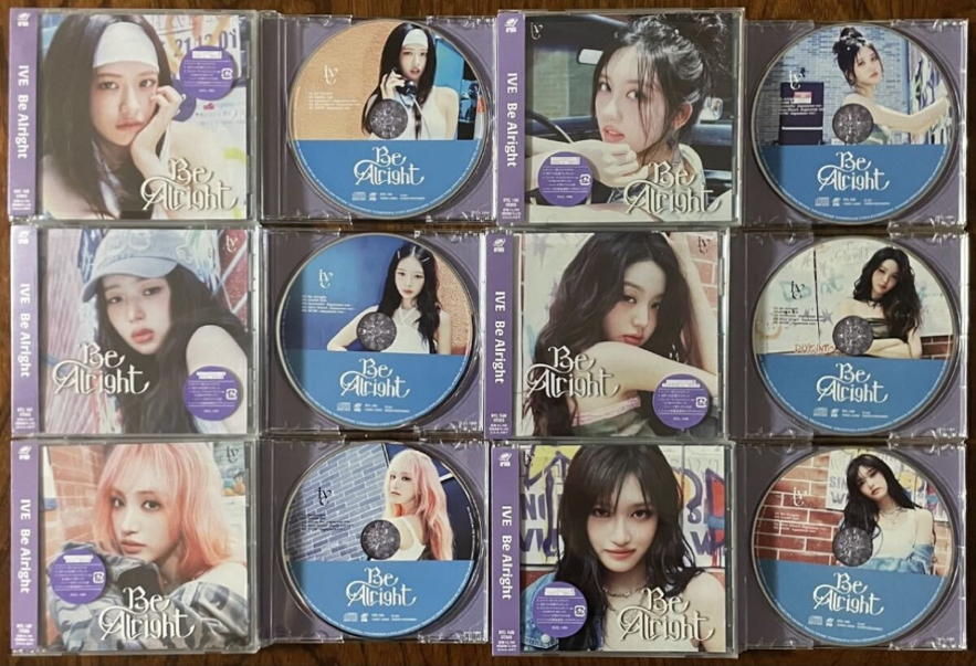 (現貨 12張一鍵畢業 一日內寄出）ive be alright 日專 單封