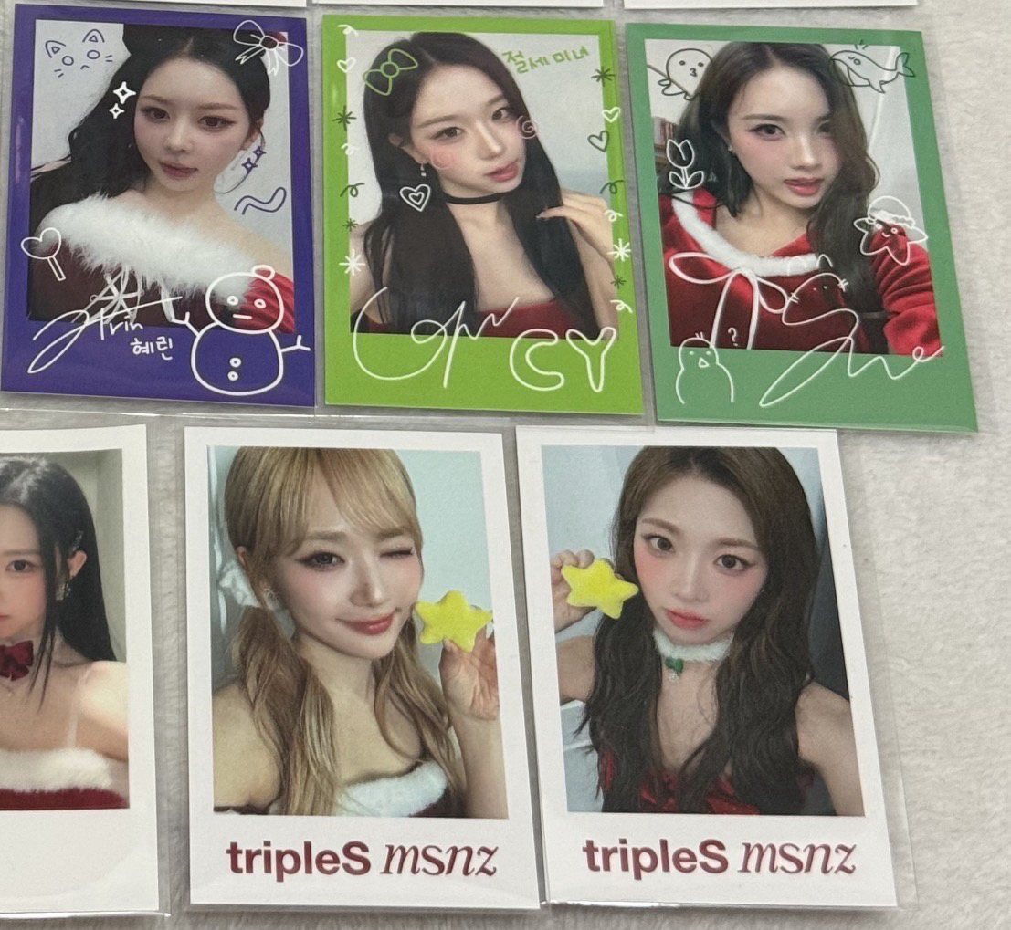 tripleS EL幸運卡 聖誕造型