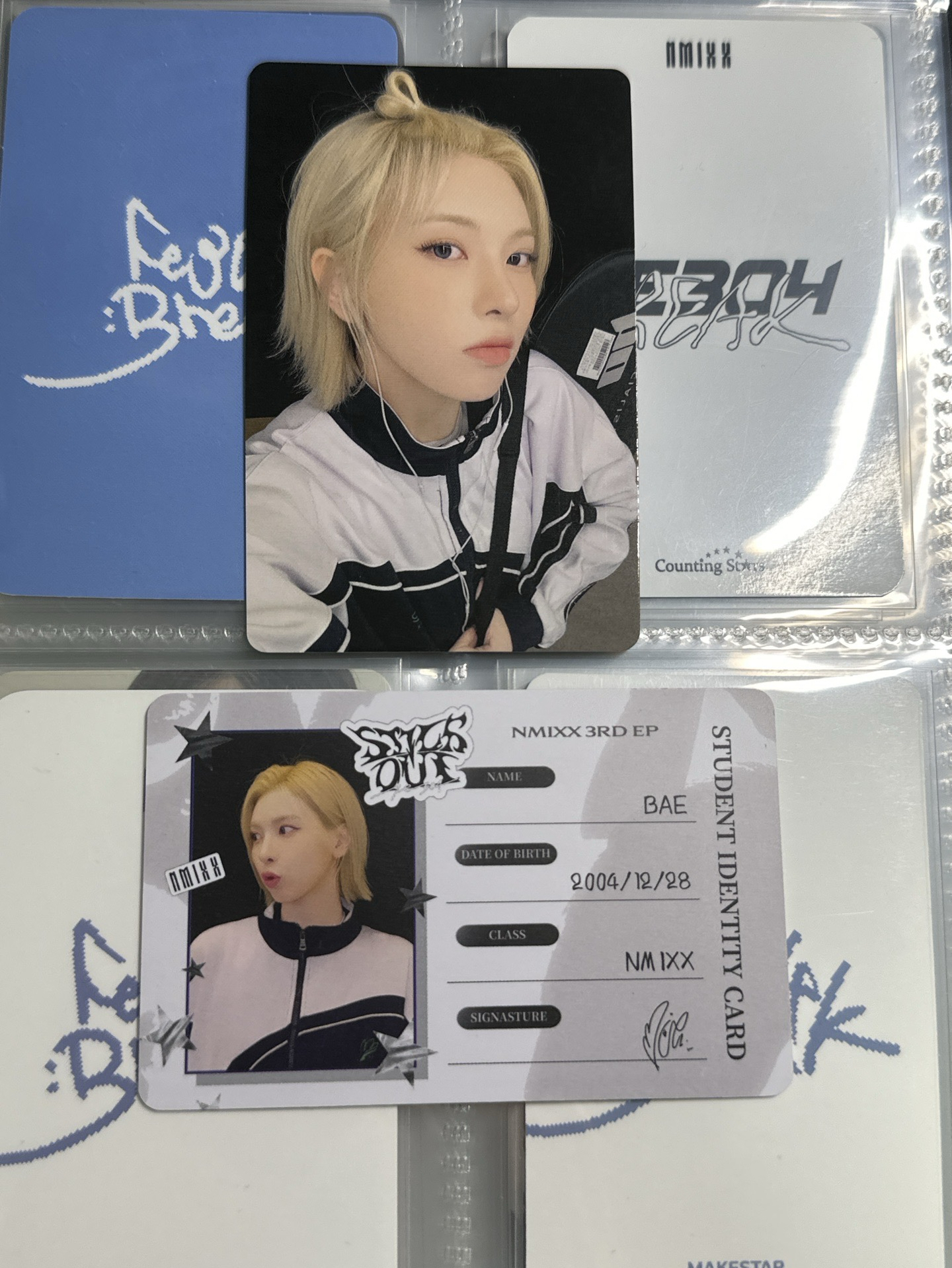 NMIXX yzy開學能量裴+id卡 中文卡背