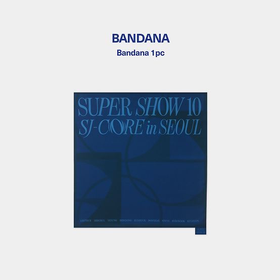 «線上預購» SJ SS10🇰🇷安可場 方巾 