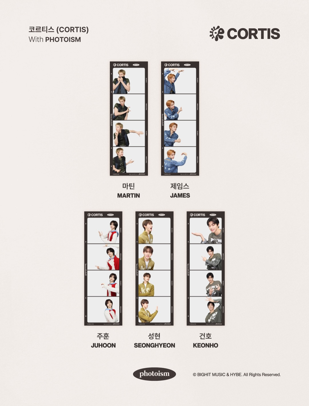 「韓國代印」cortis 人生四格 接單到3/31