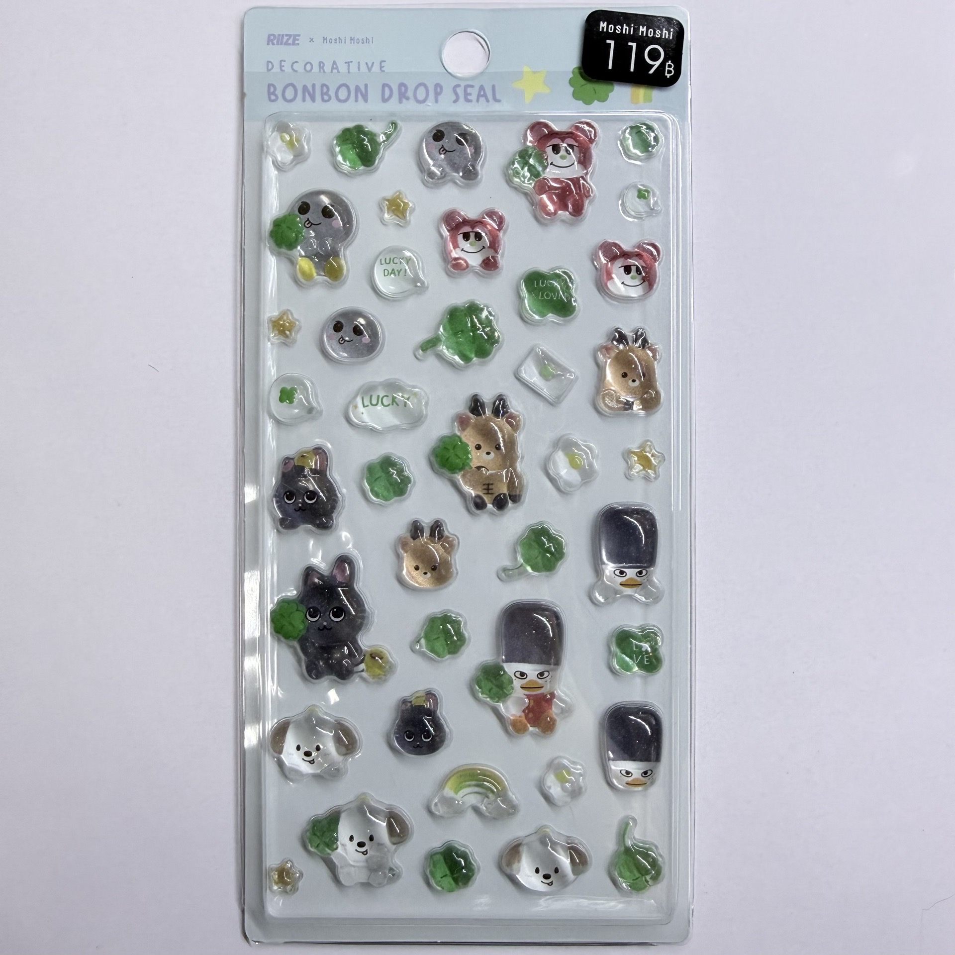 泰國moshi聯名貼紙（BONBON ver.）