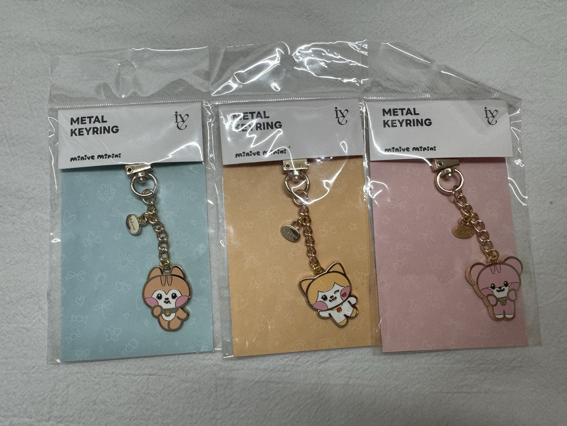 MINIVE MININI METAL KEYRING