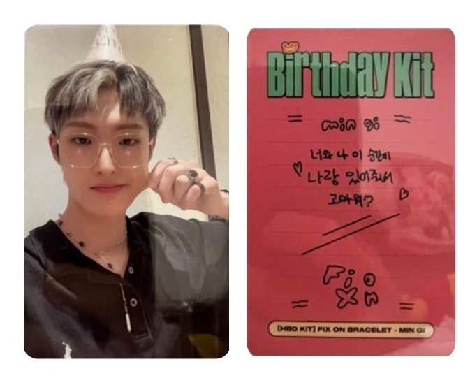 旼 23年生日周邊卡