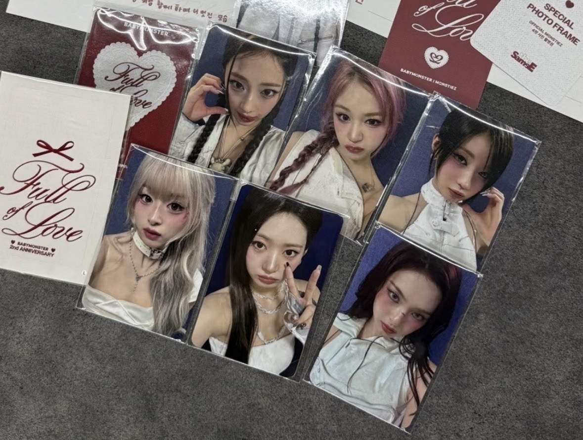 🩵 BABYMONSTER 五張套出 無塔 仁寺洞線下留言任務卡