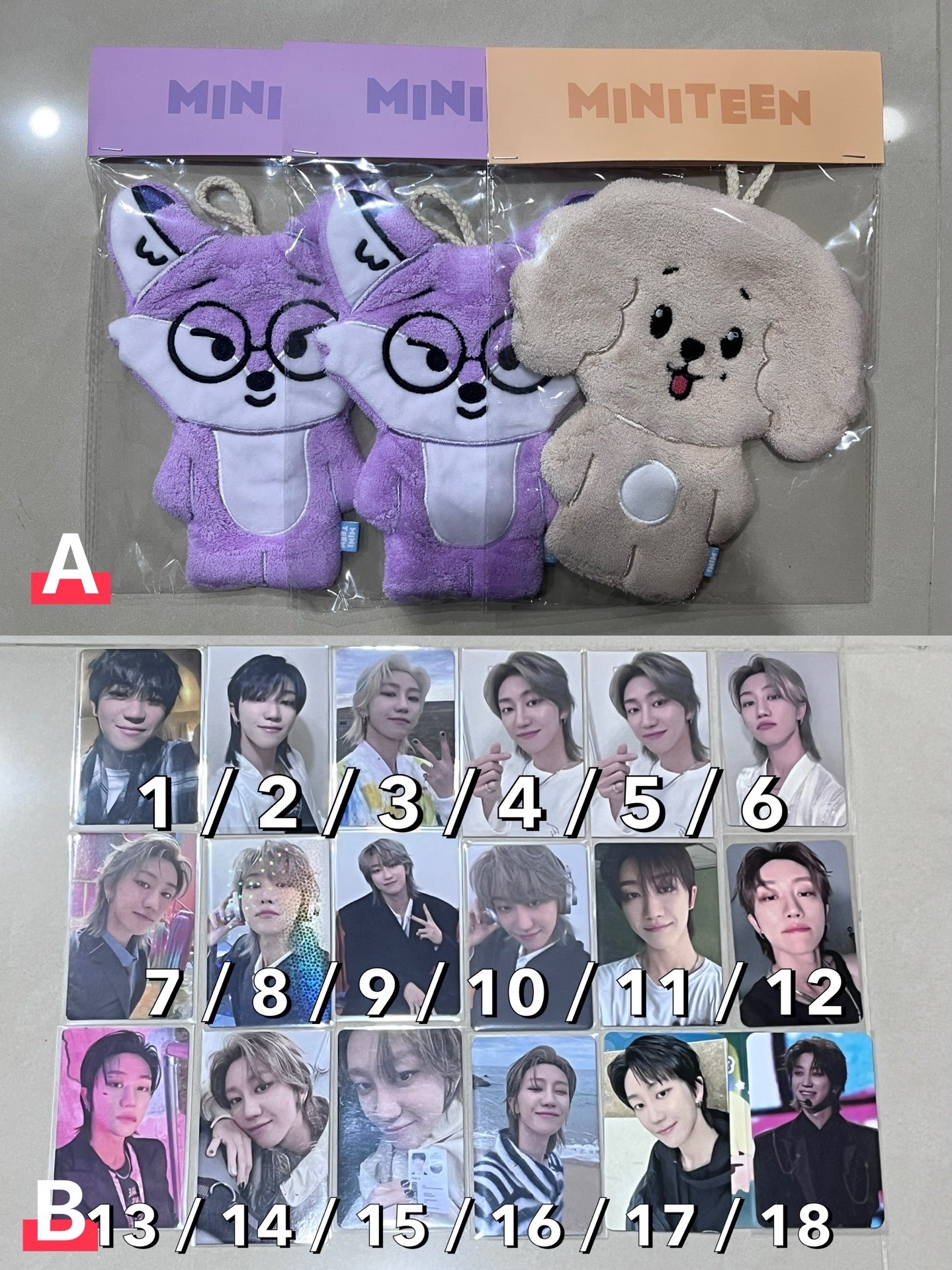 MINITEEN 金珉奎 Kimja 手燈套 下單後請私訊告知綁物