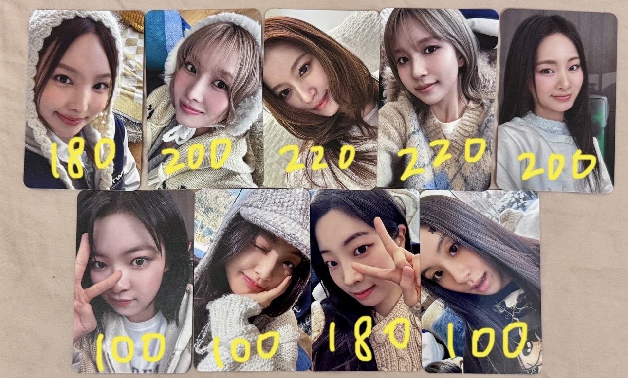 十週年電影 「韓國場」特典小卡