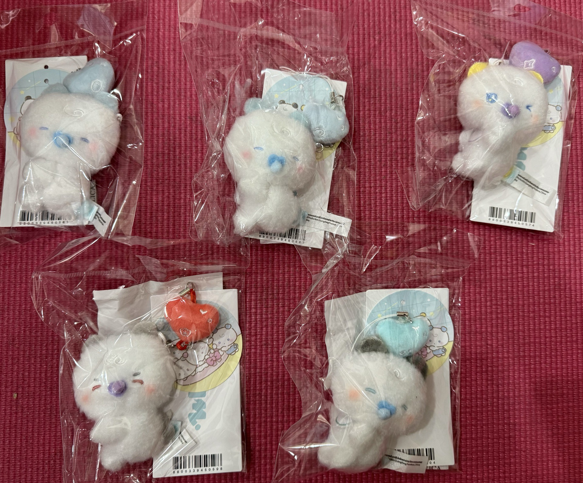 PLAVE 快閃周邊吊飾5隻