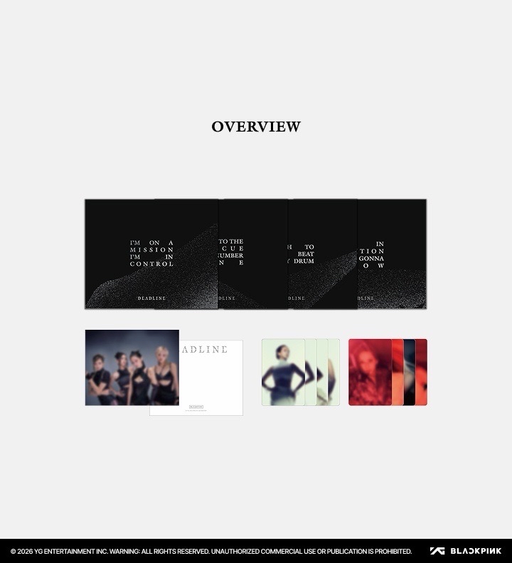 (現貨）DEADLINE 歌詞卡+小卡組 照片組 